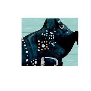 Frye Veronica Engineer studded nubuck black leather mid calf boots NWOB size 8.5